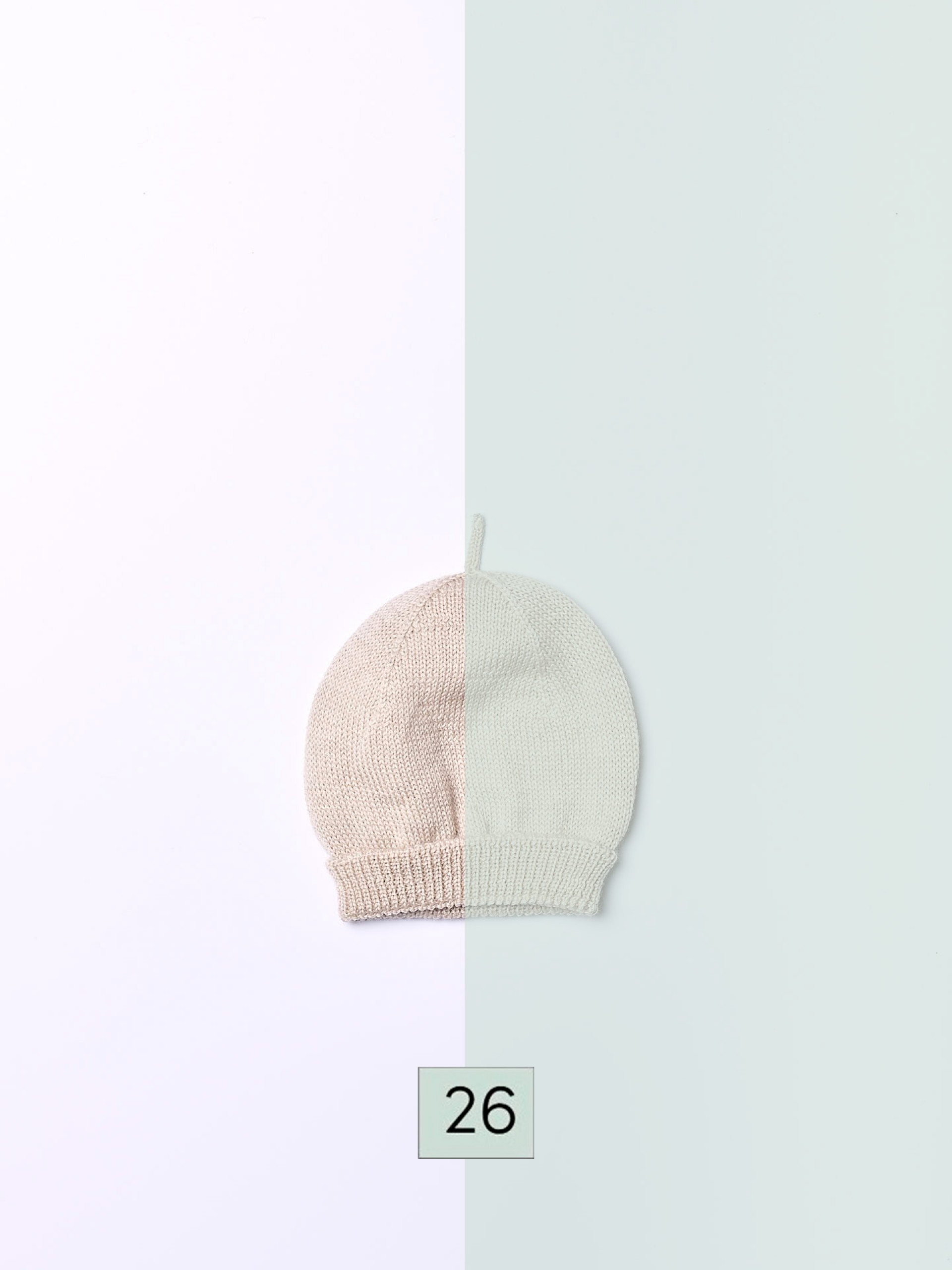 Knitted wool beanie