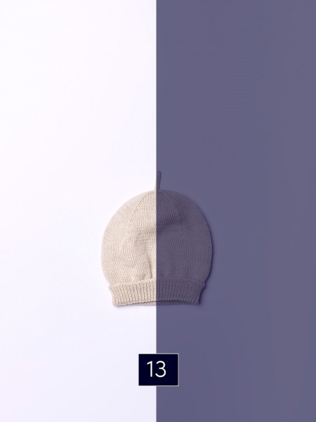 Knitted wool beanie