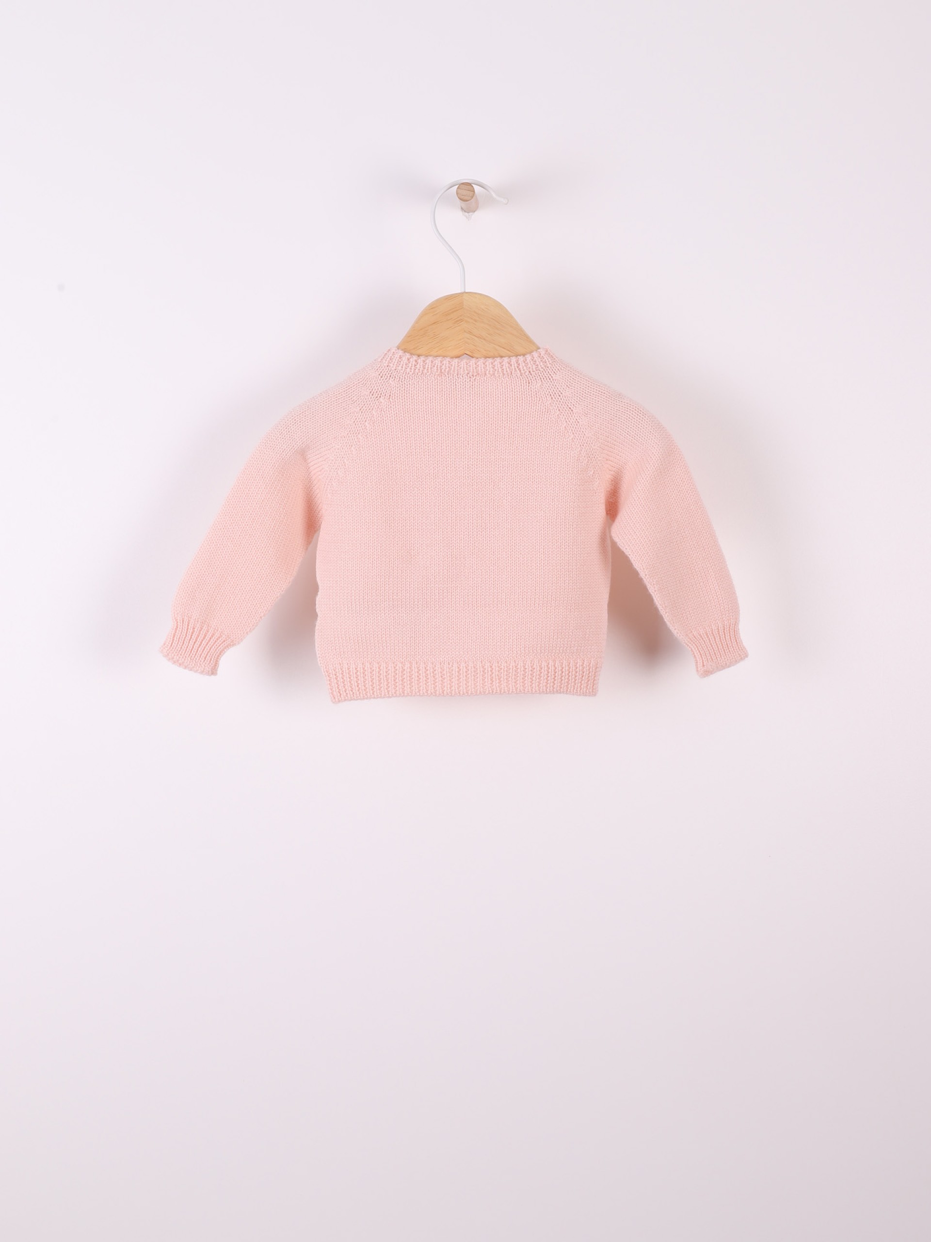 Knitted wool cardigan