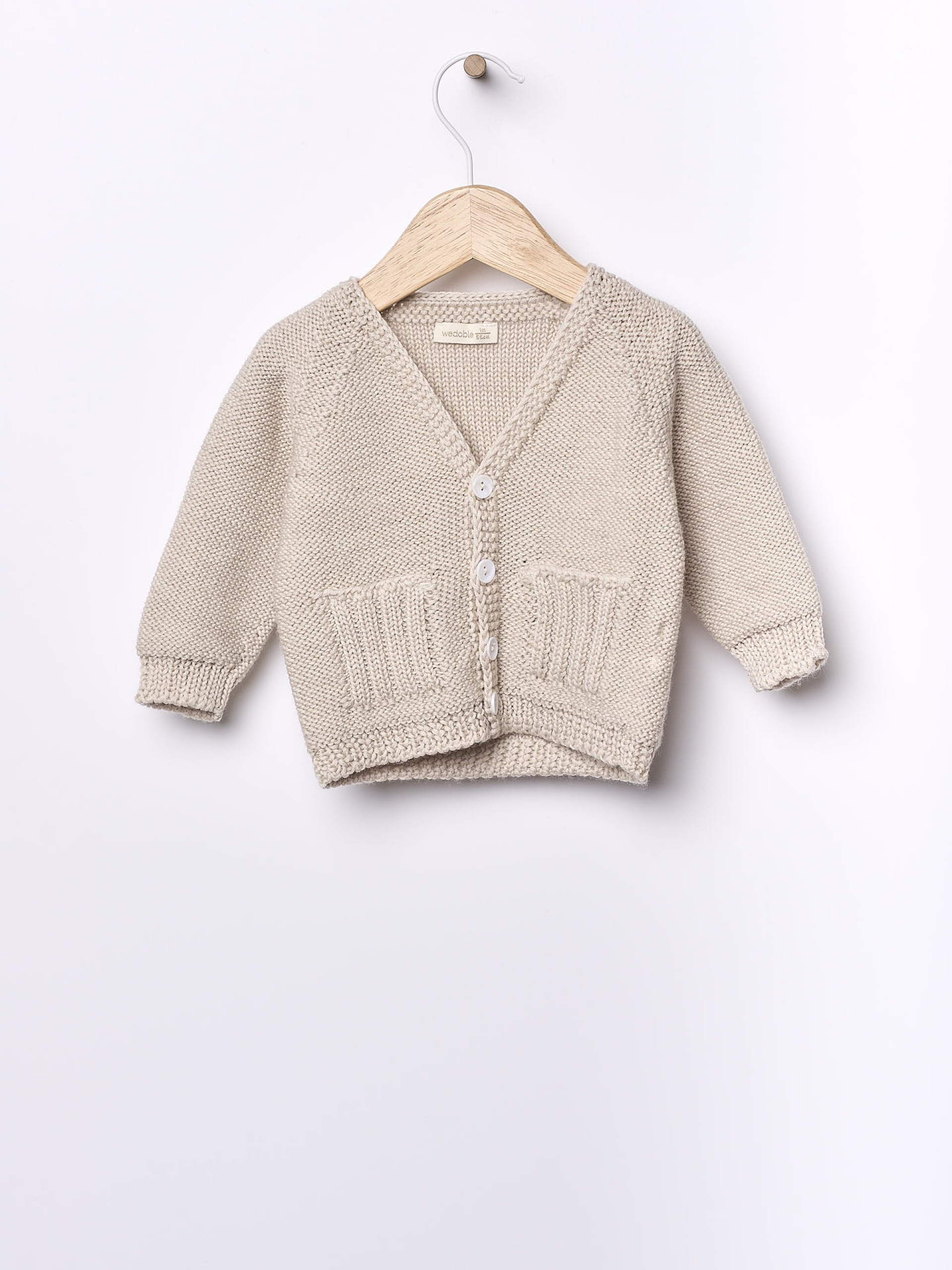 Casaco com decote em V