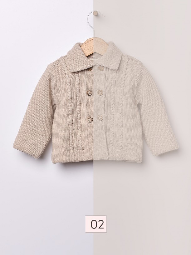 Knitted wool cardigan Knitted wool cardigan