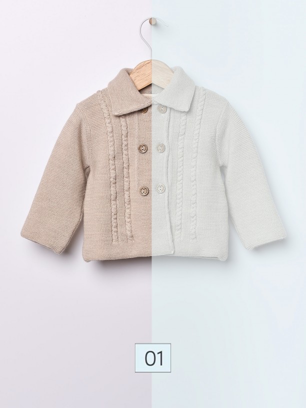 Knitted wool cardigan Knitted wool cardigan