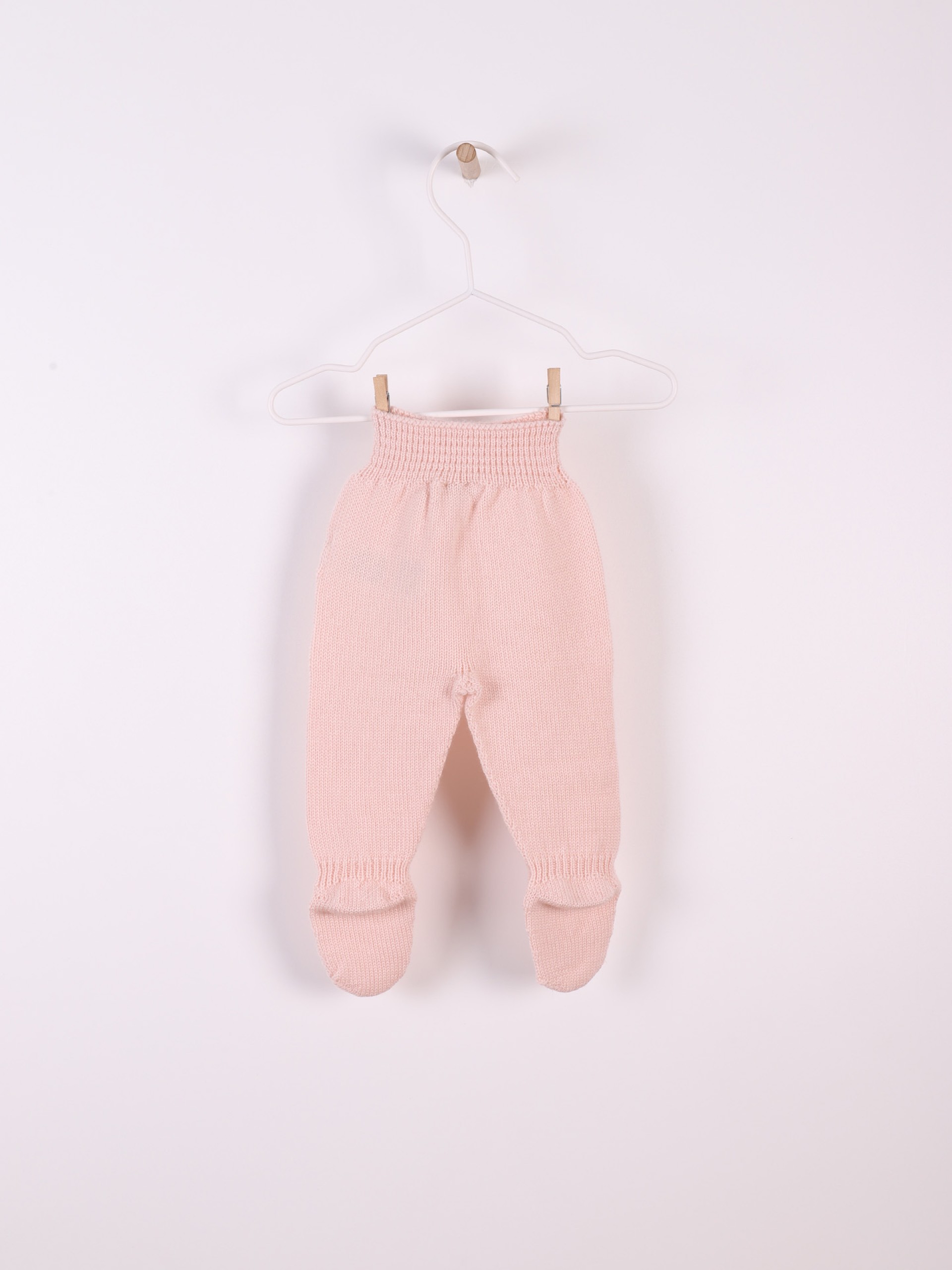 Knitted wool trousers