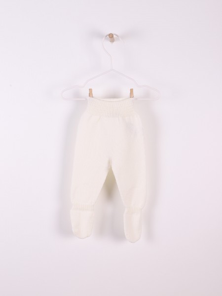 Calças tricotadas lã Calças tricotadas lã