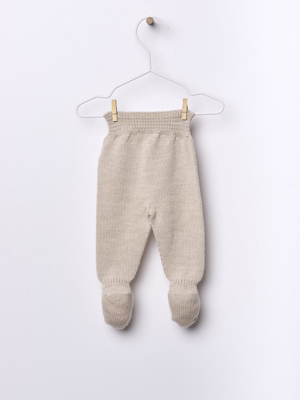 Knitted wool trousers Knitted wool trousers