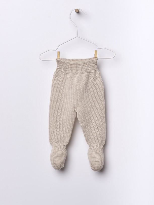 Knitted wool trousers Knitted wool trousers