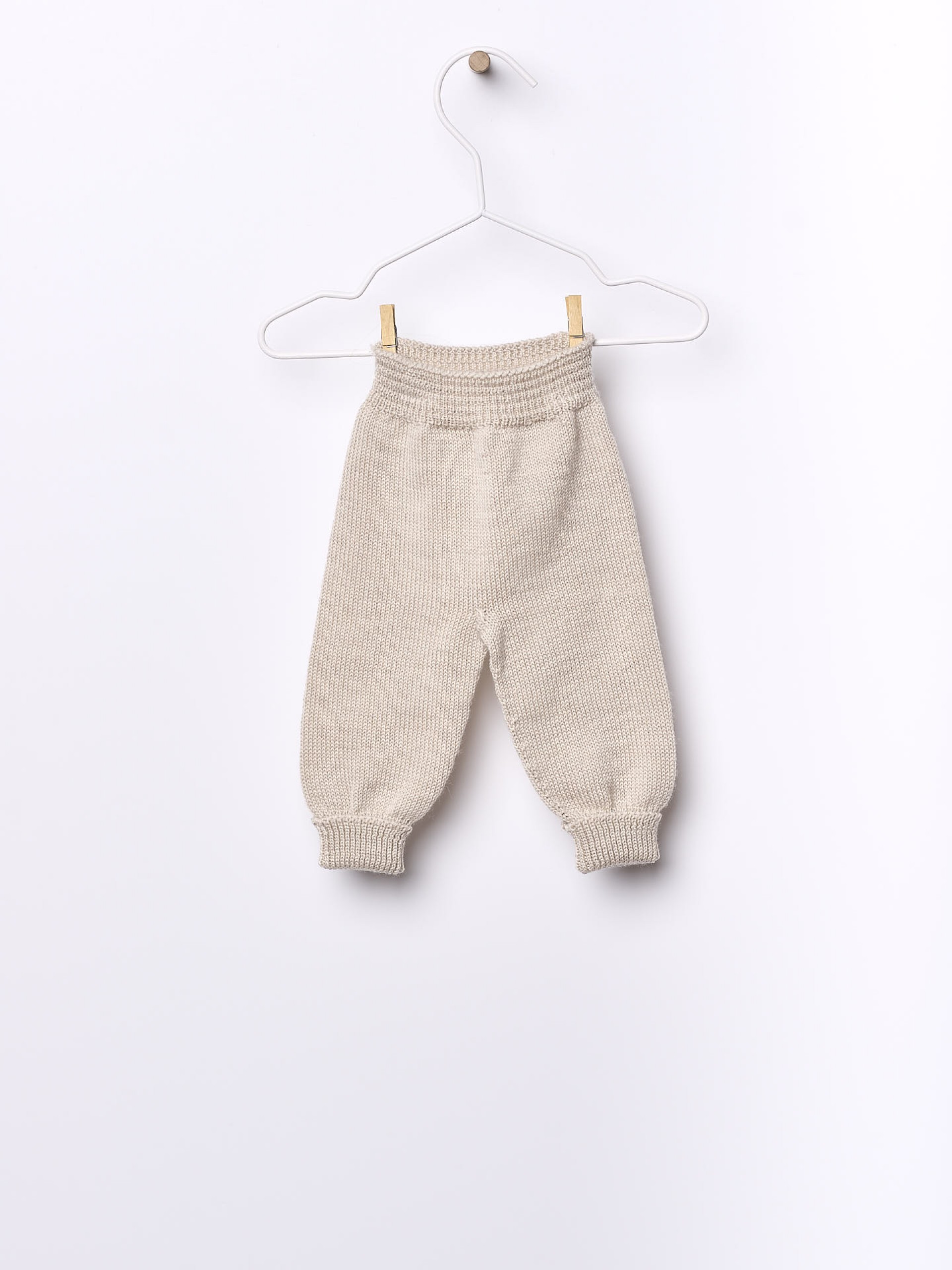 Calças tricotadas lã