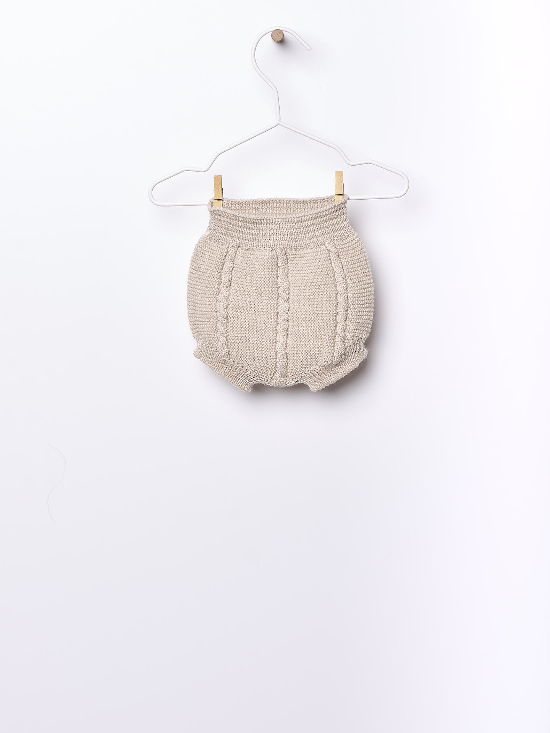 Knitted wool bloomer