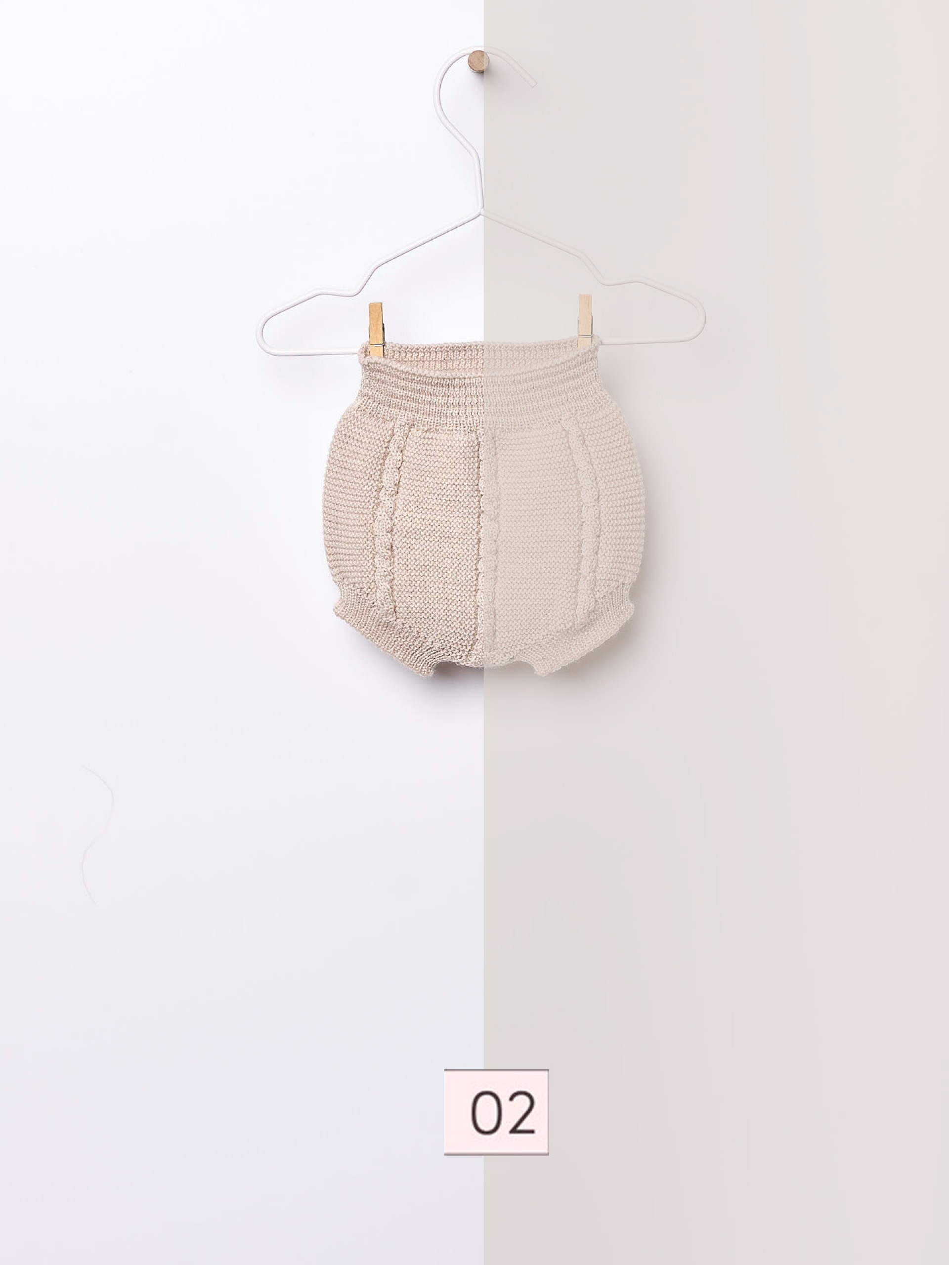 Tapa fralda tricotado l?