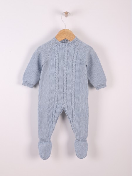 Knitted wool babygrow Knitted wool babygrow