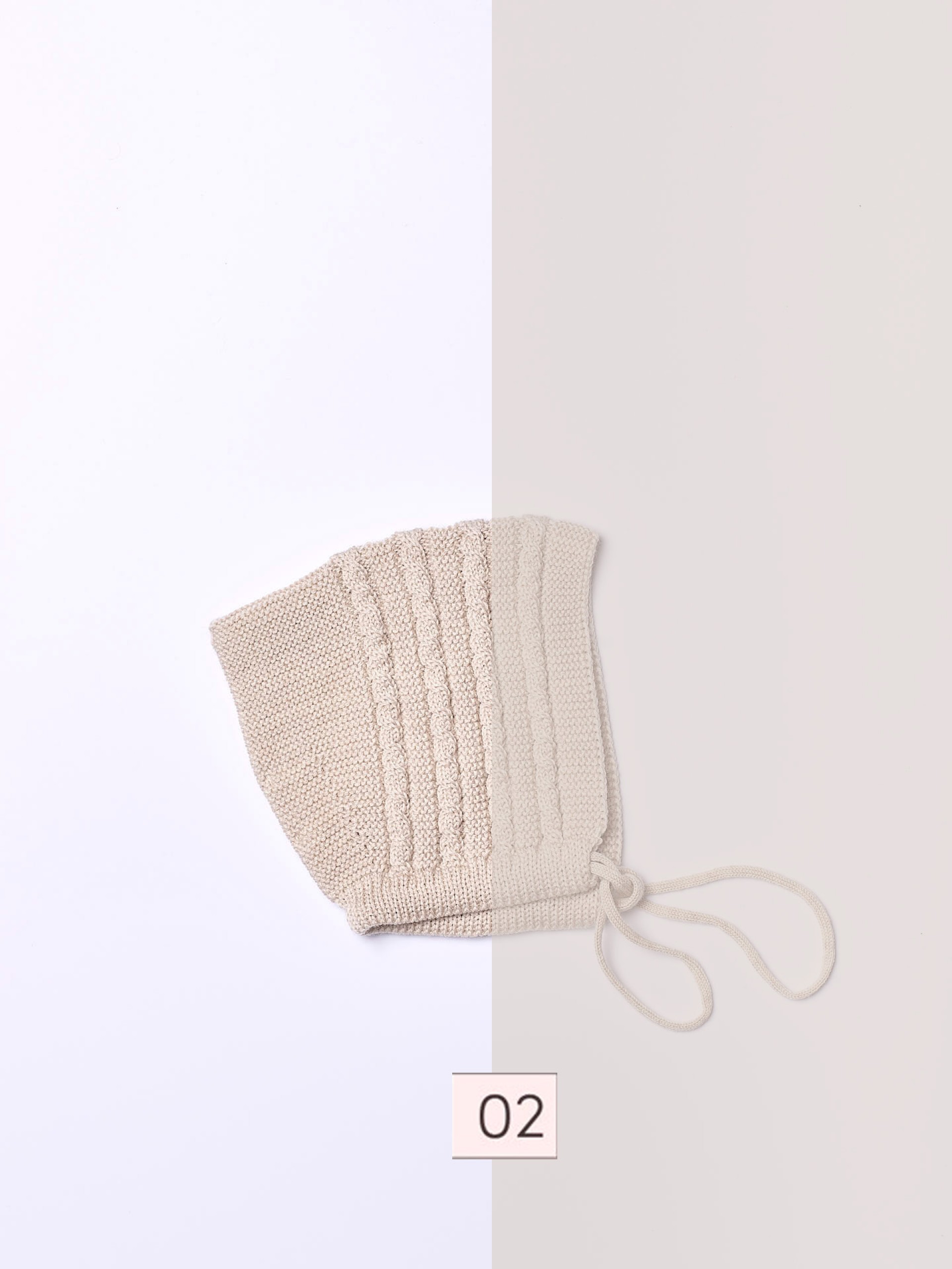 Touca tricotada de l?