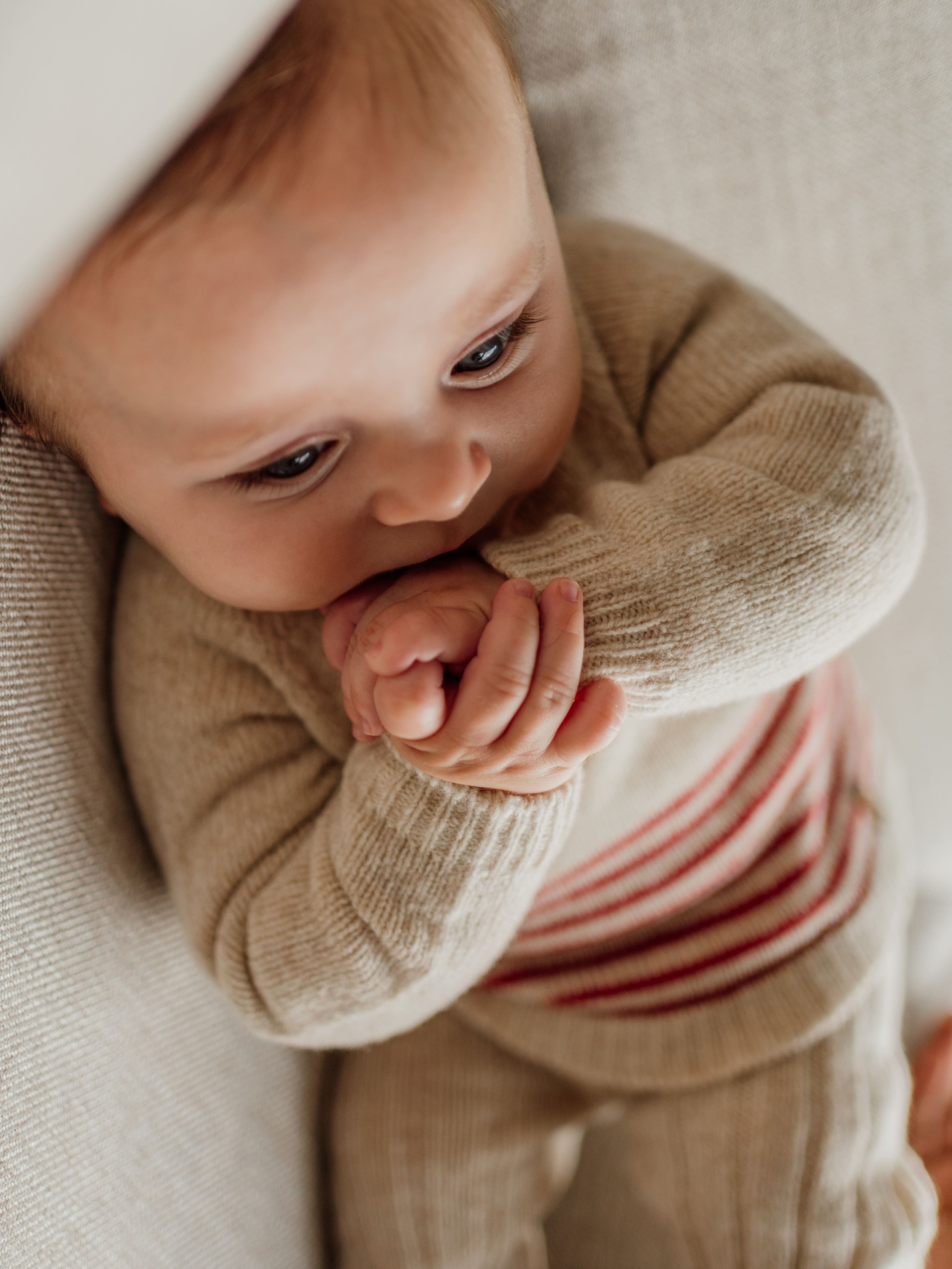 Knitted wool sweater