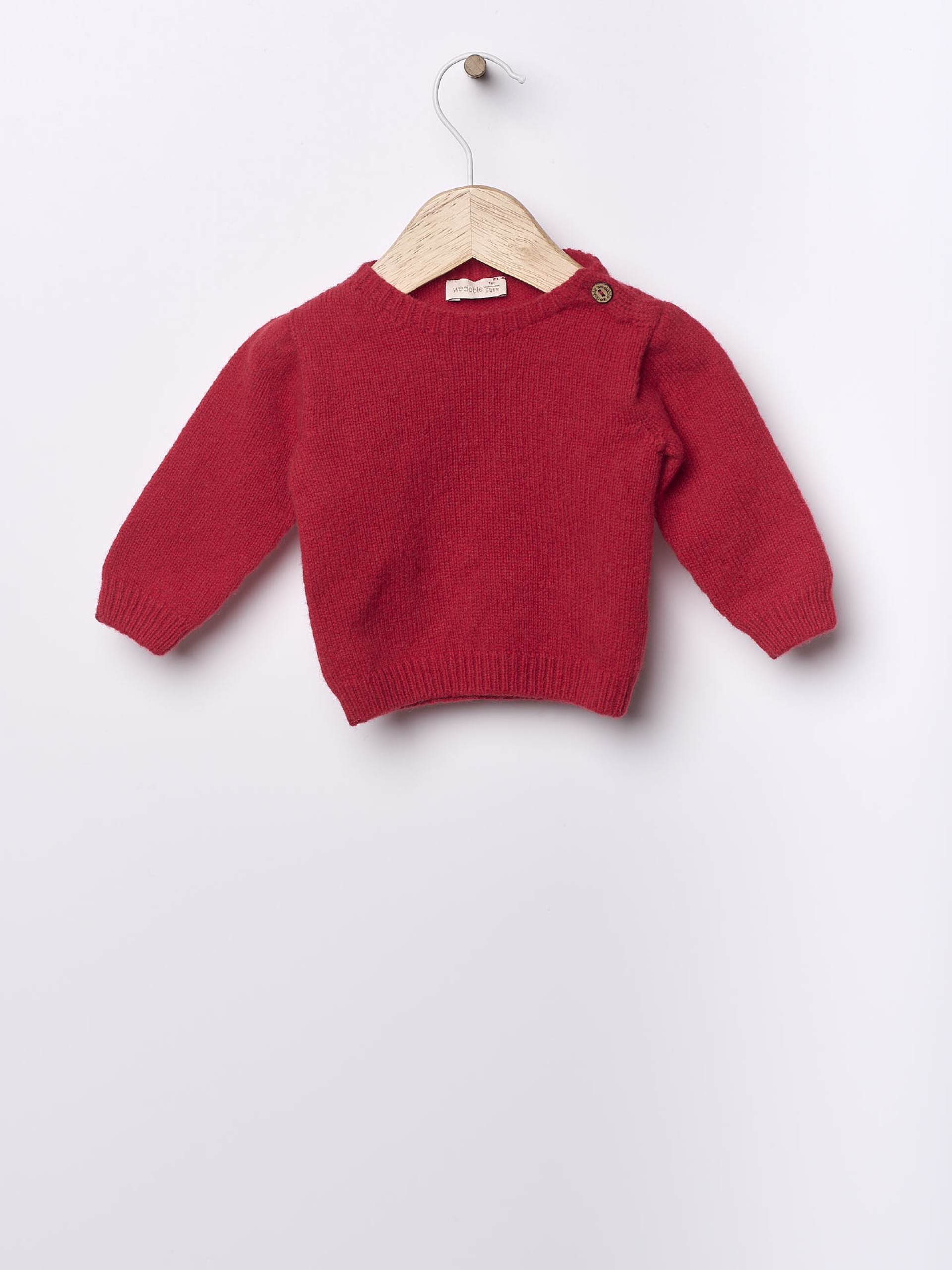 Knitted wool sweater
