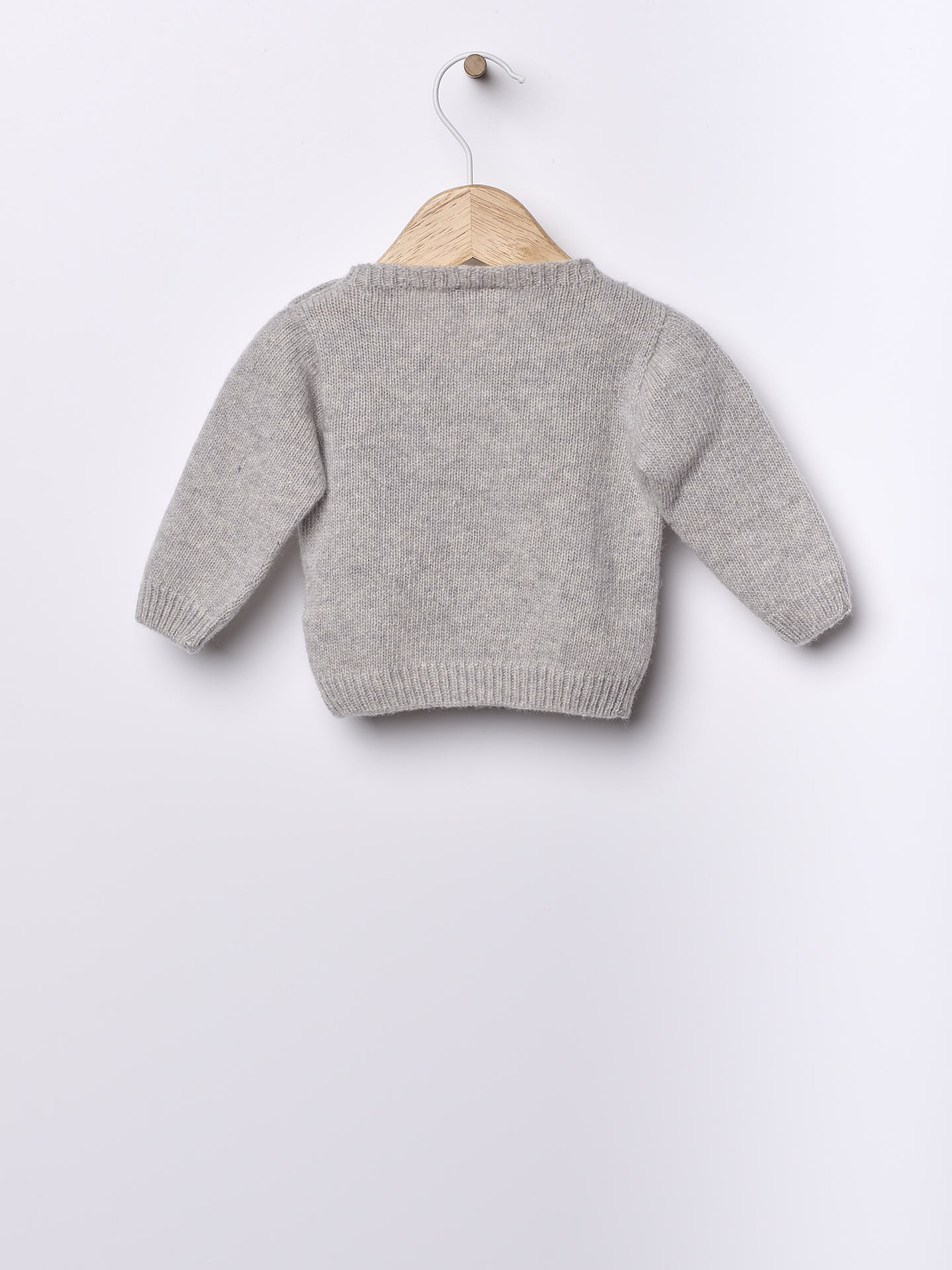 Knitted wool sweater