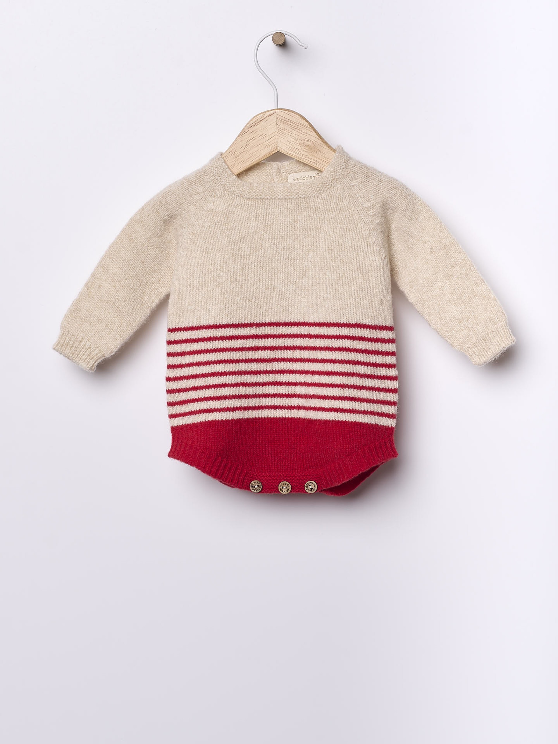 Knitted wool shortie