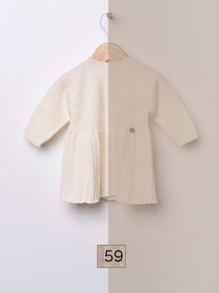 Knitted wool dress