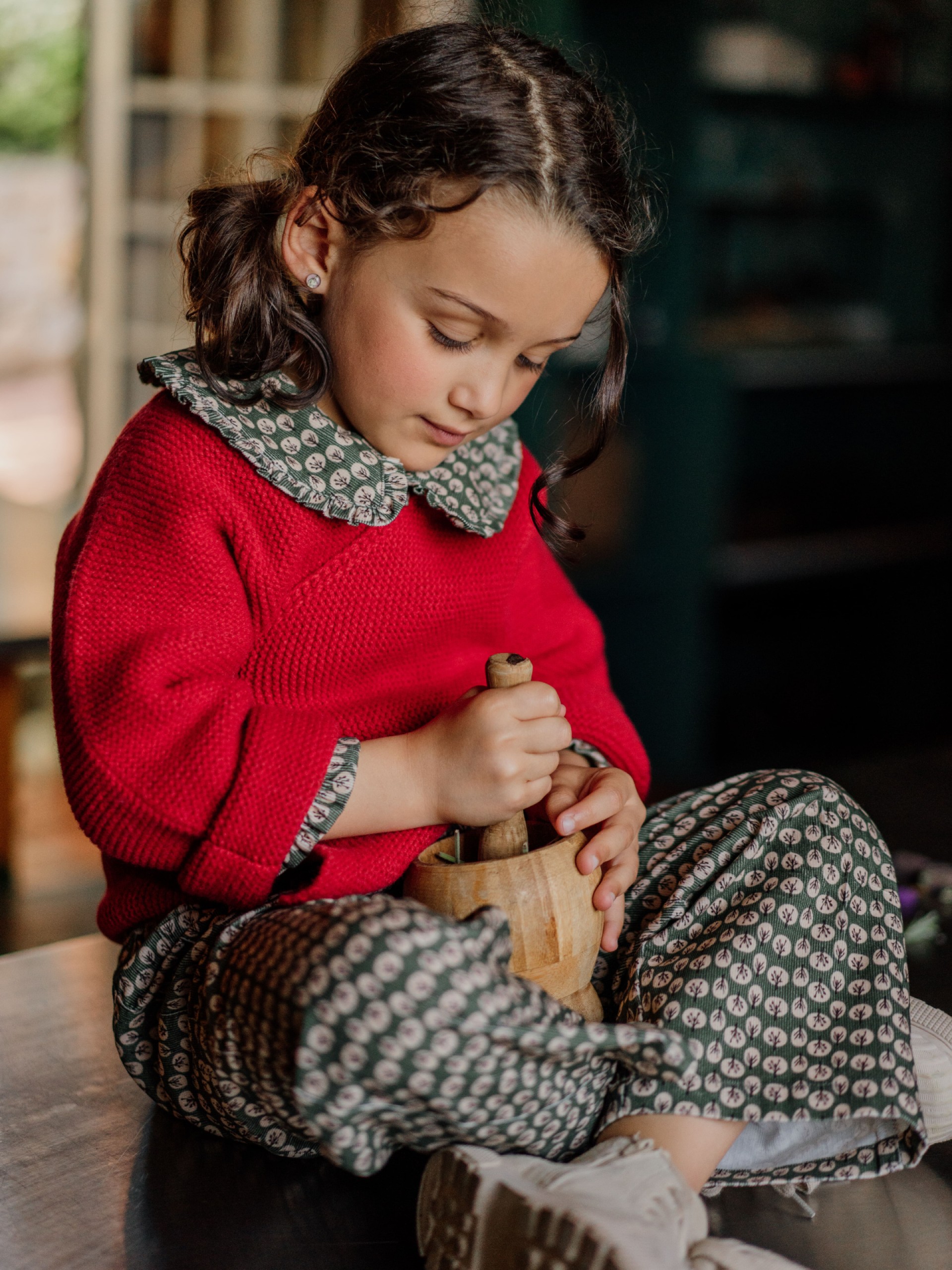 Double-breasted cardigan
