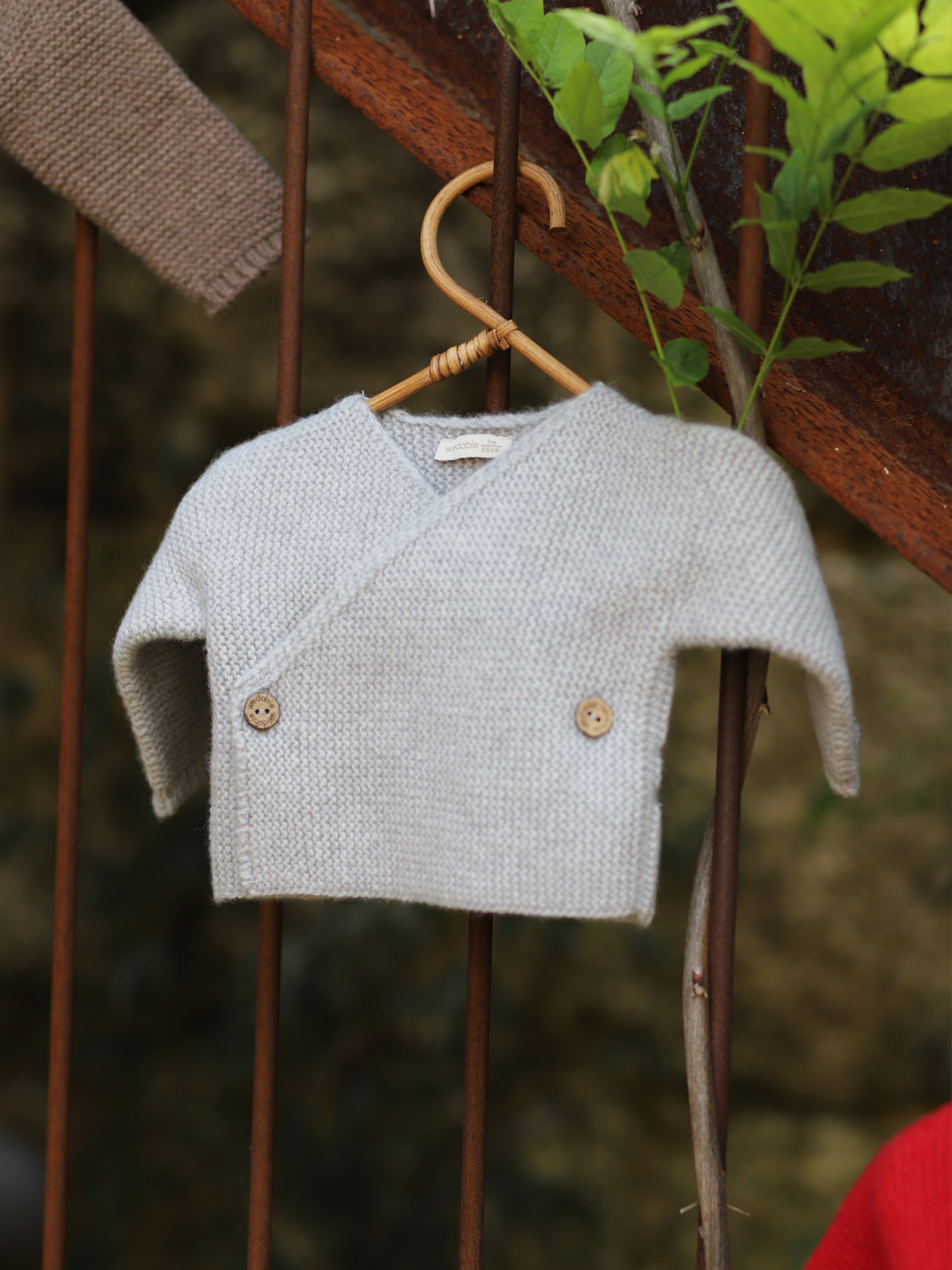 Double-breasted cardigan