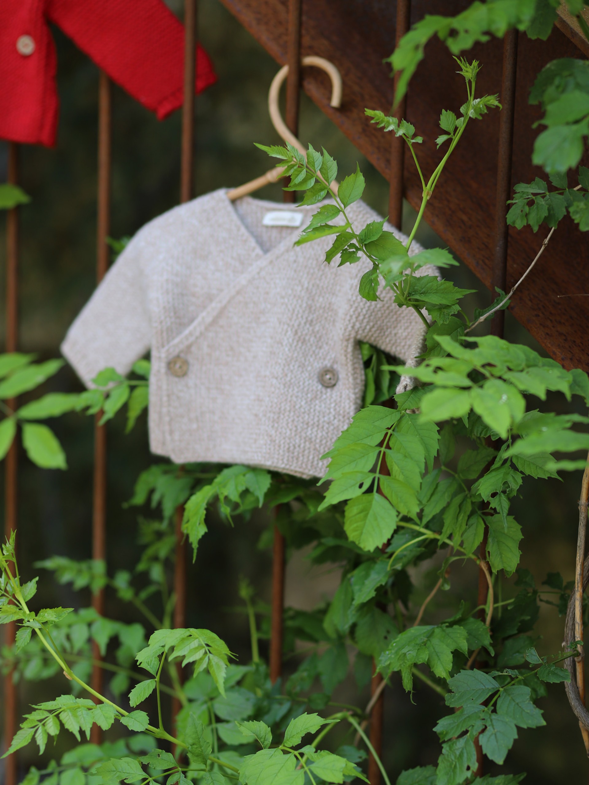 Double-breasted cardigan