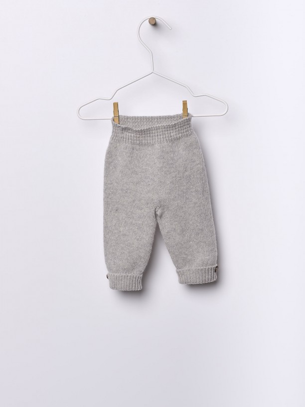 Knitted wool trousers Knitted wool trousers