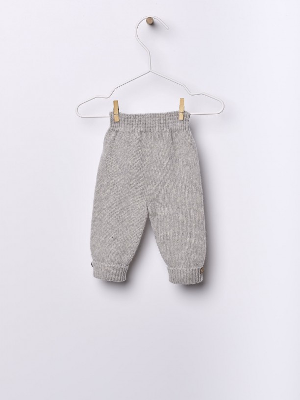 Knitted wool trousers Knitted wool trousers