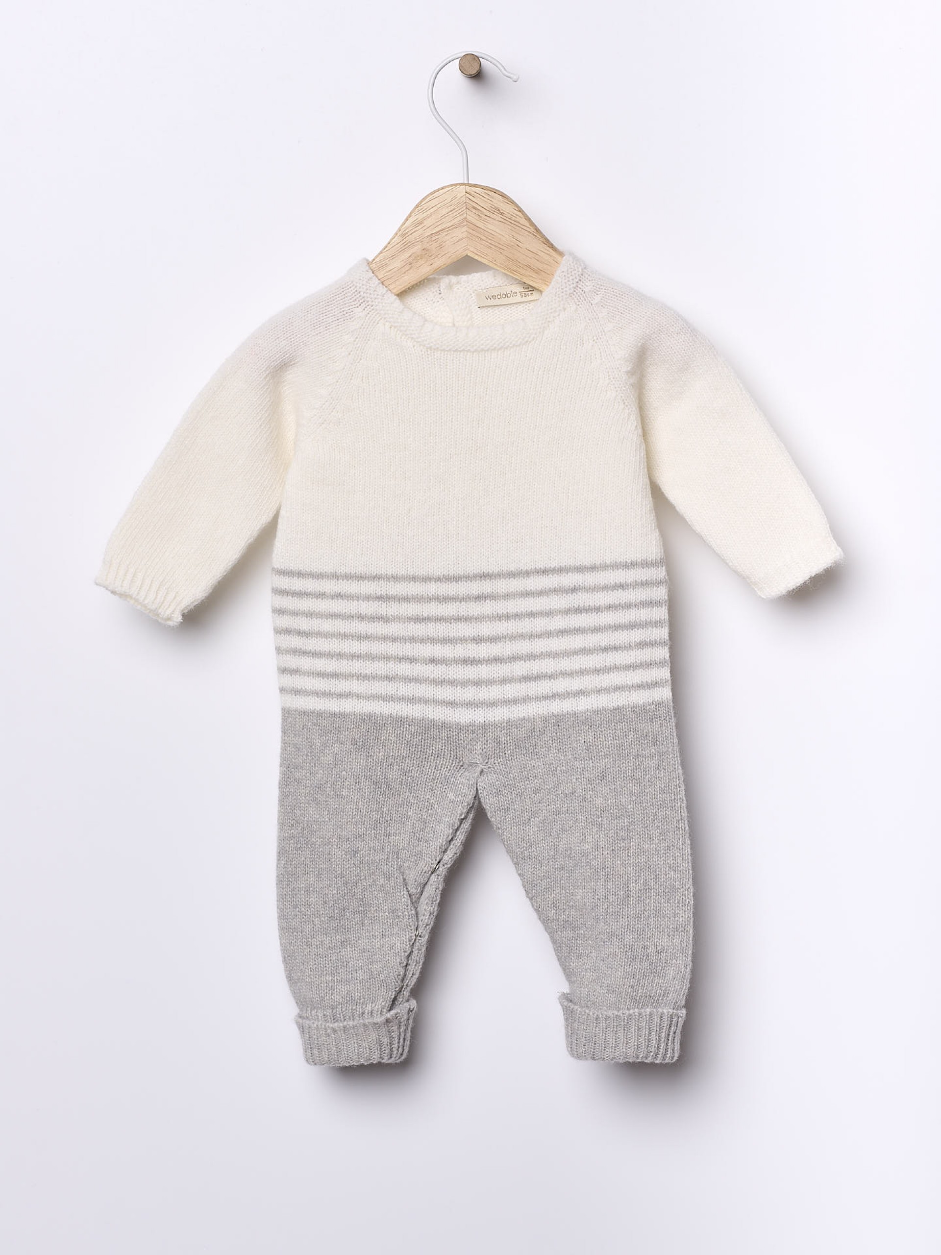 Knitted wool jumpsuit