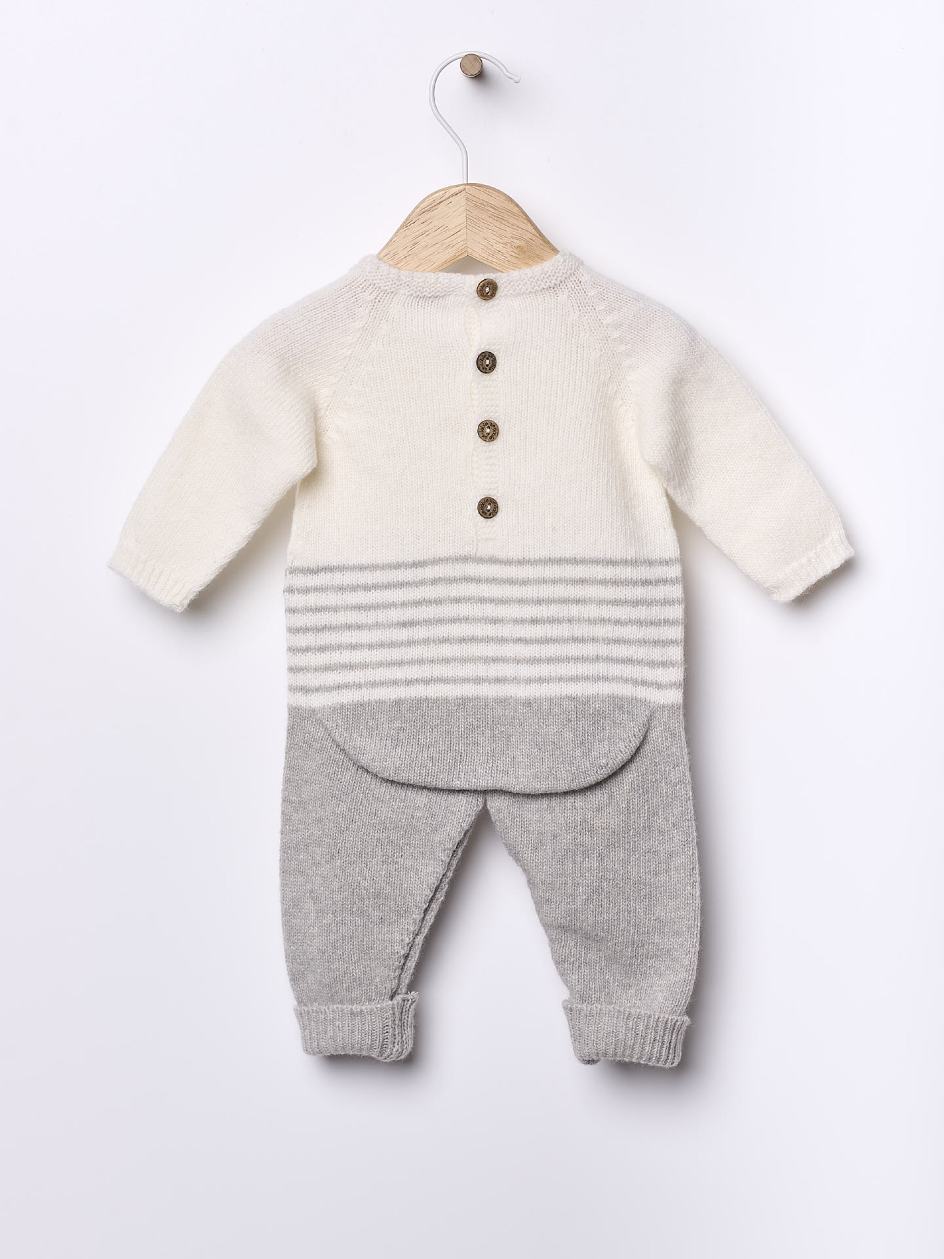 Knitted wool jumpsuit