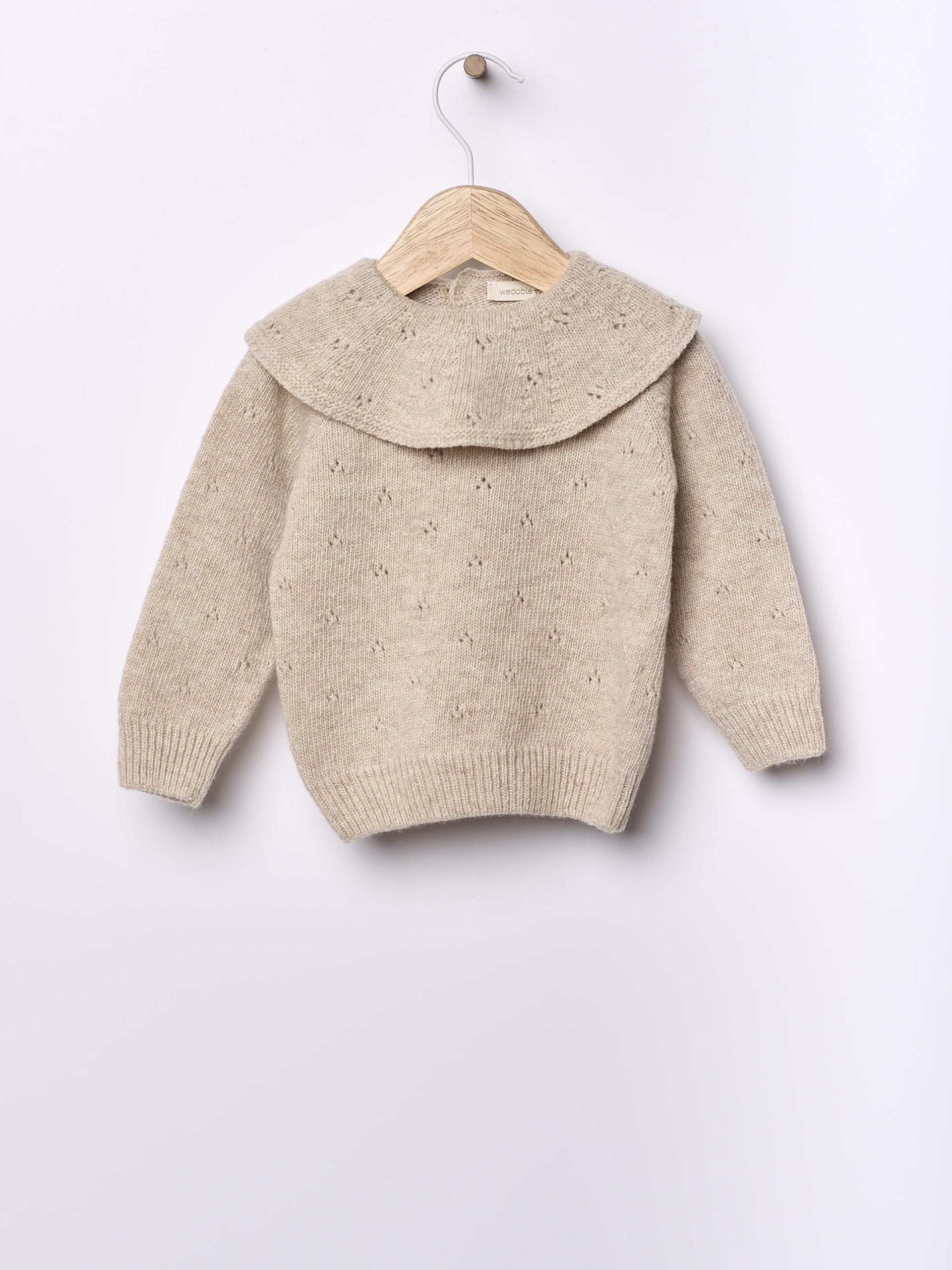 Knitted wool sweater