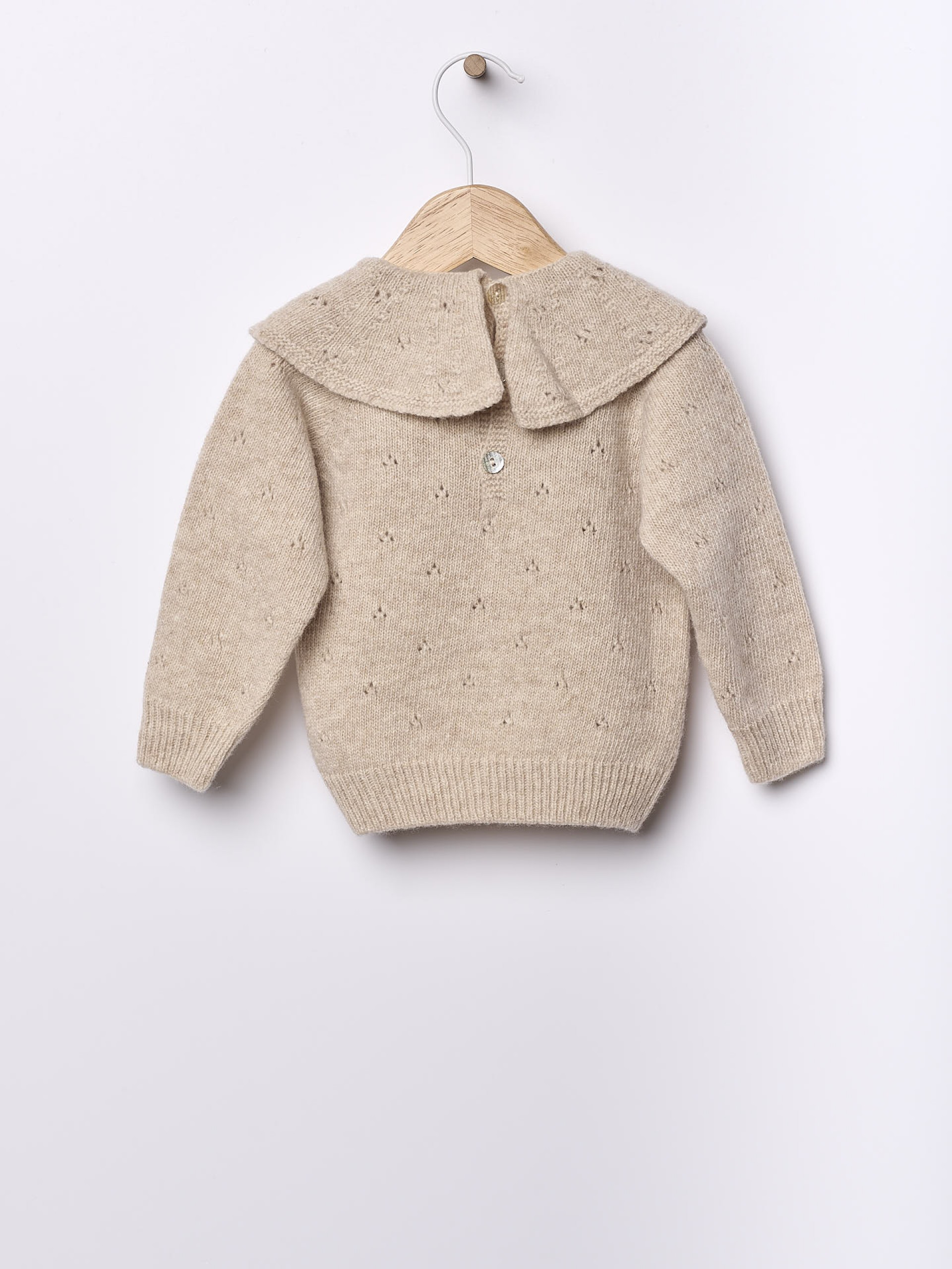 Knitted wool sweater