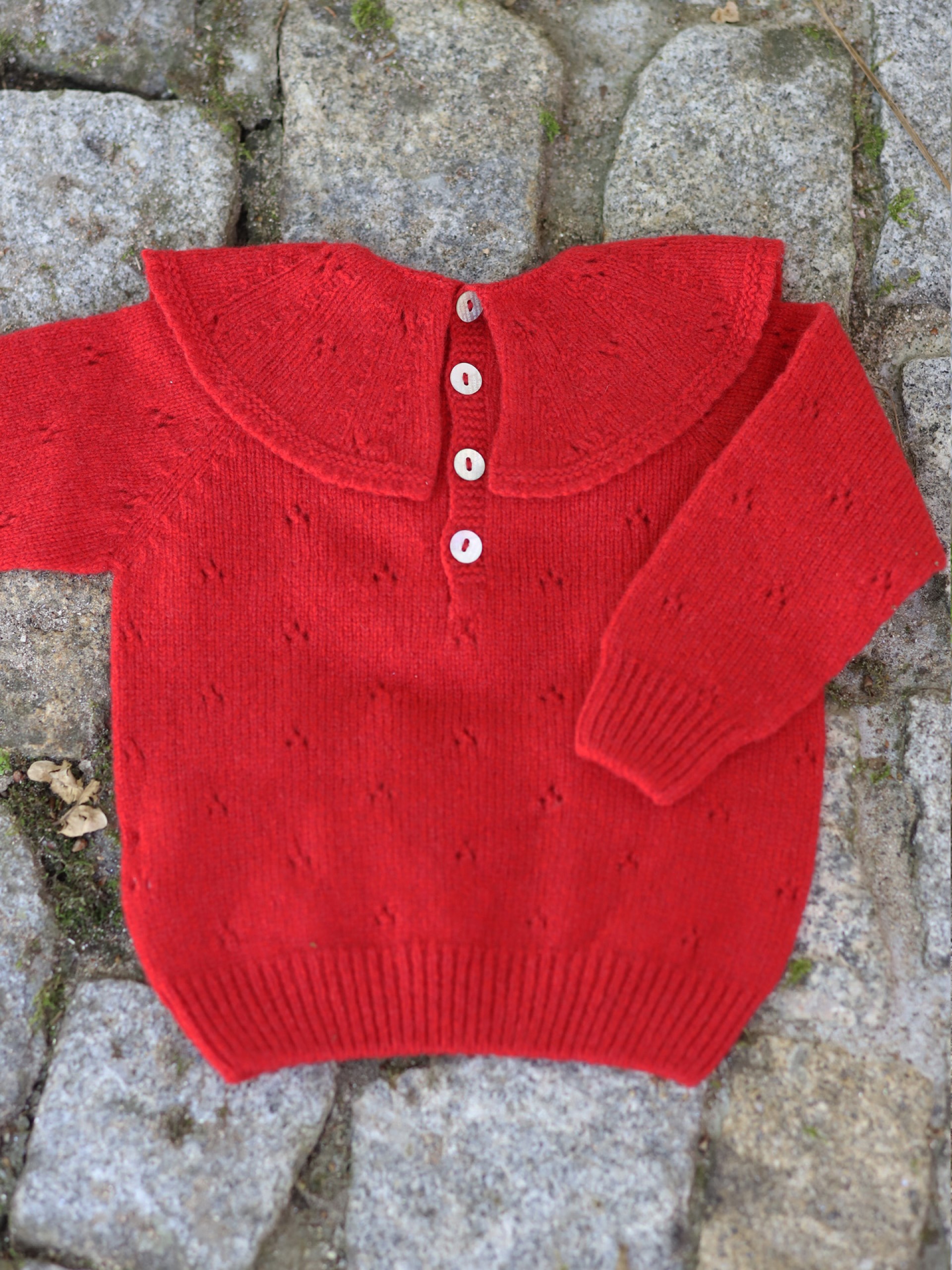 Knitted wool sweater