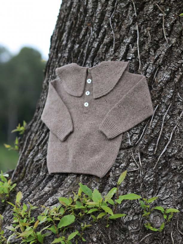 Knitted wool sweater