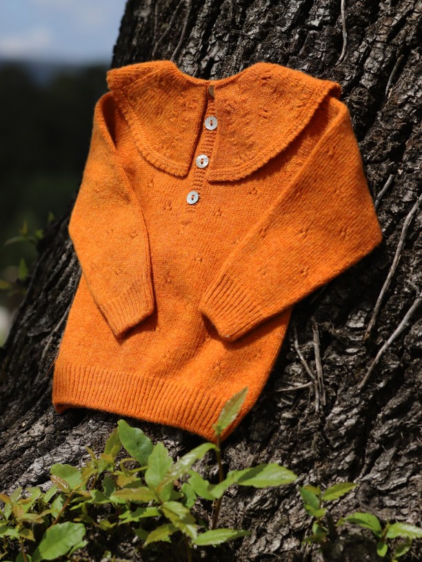 Knitted wool sweater