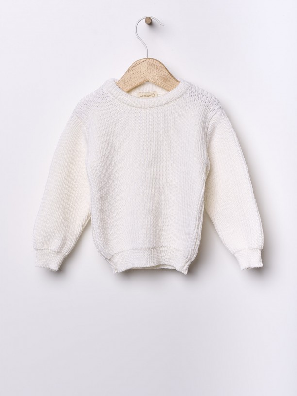 Camisola tricotada l?