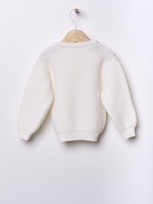 Camisola tricotada l?