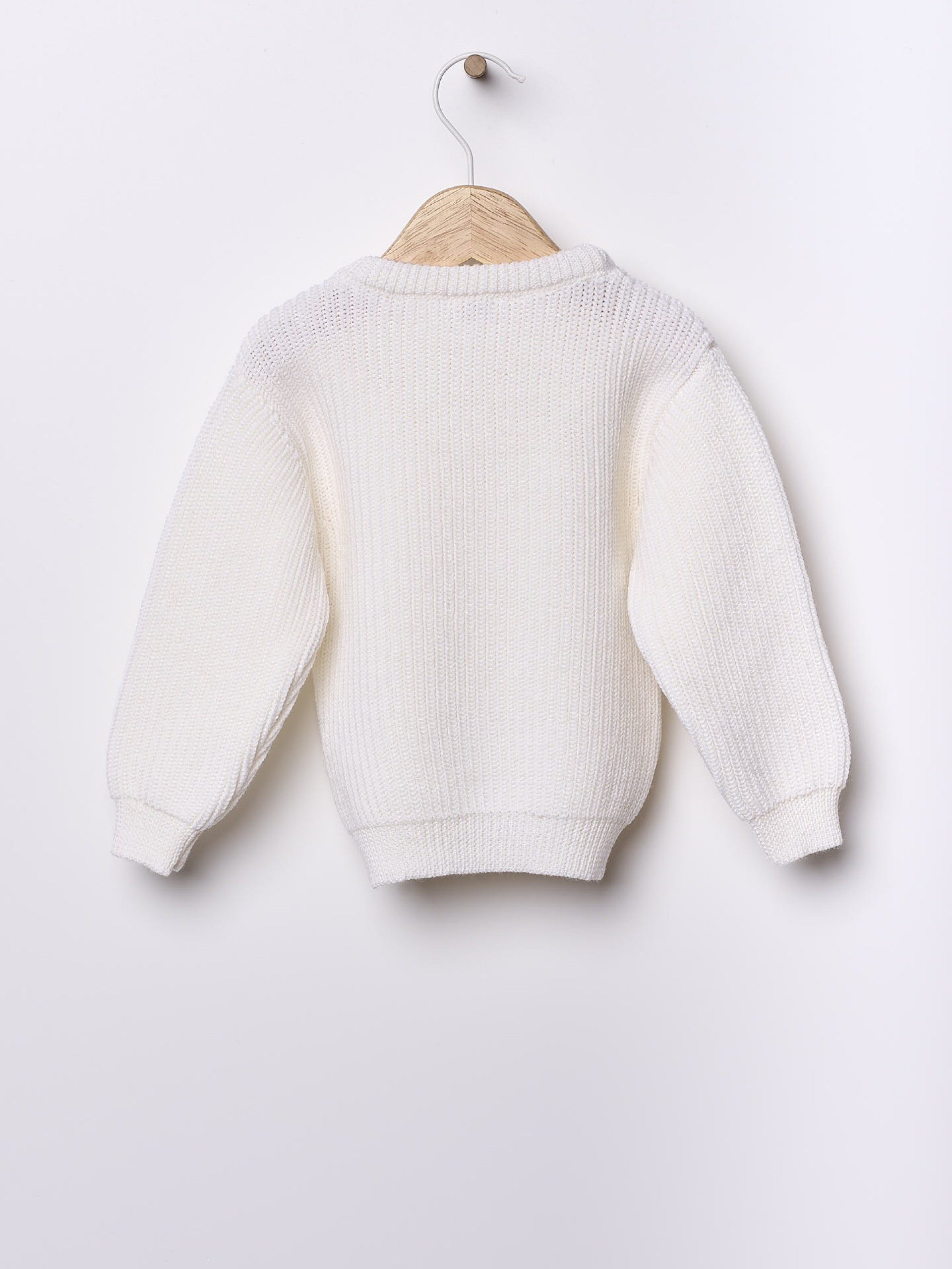 Knitted wool sweater