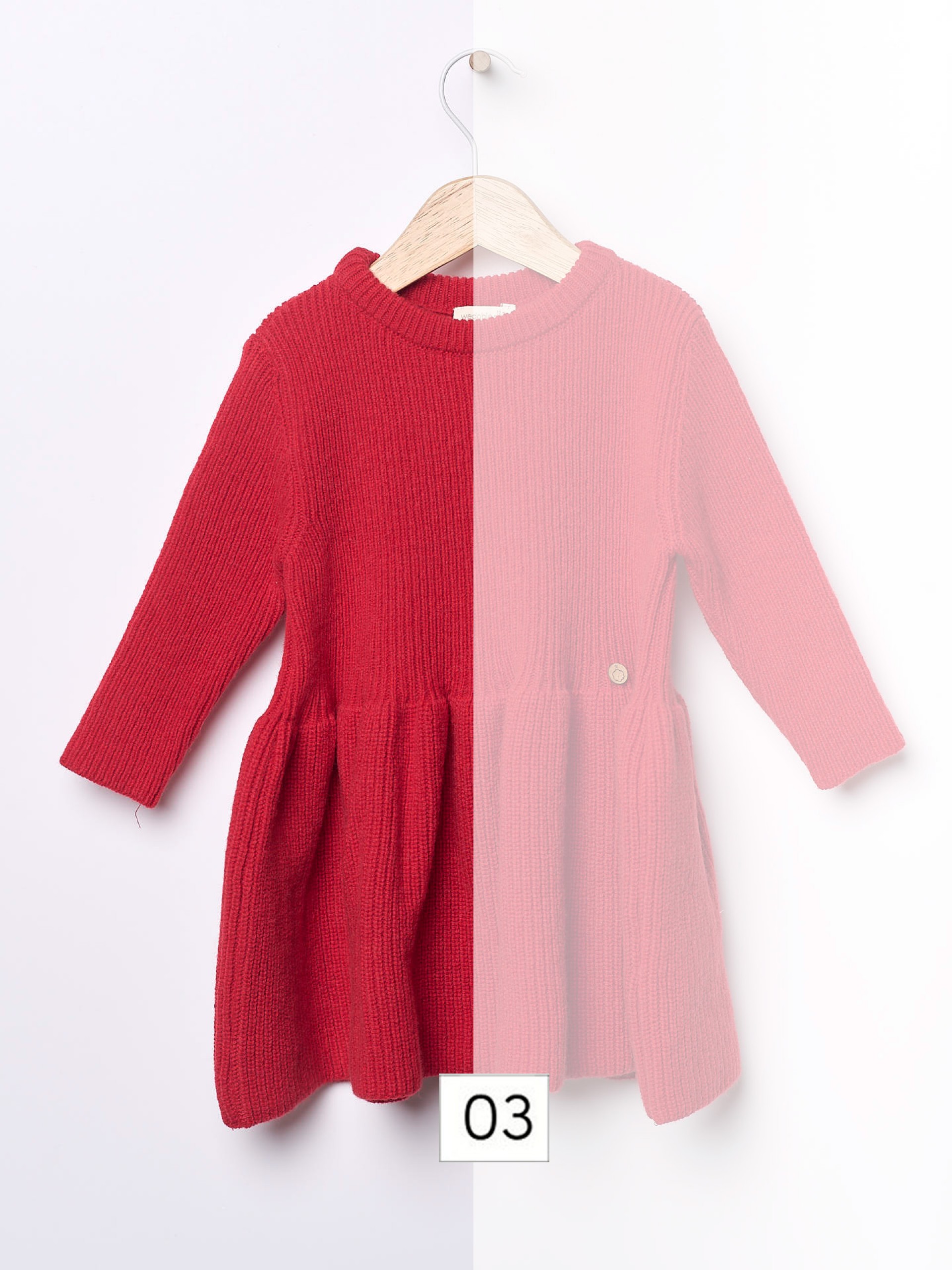 Vestido tricotado l?