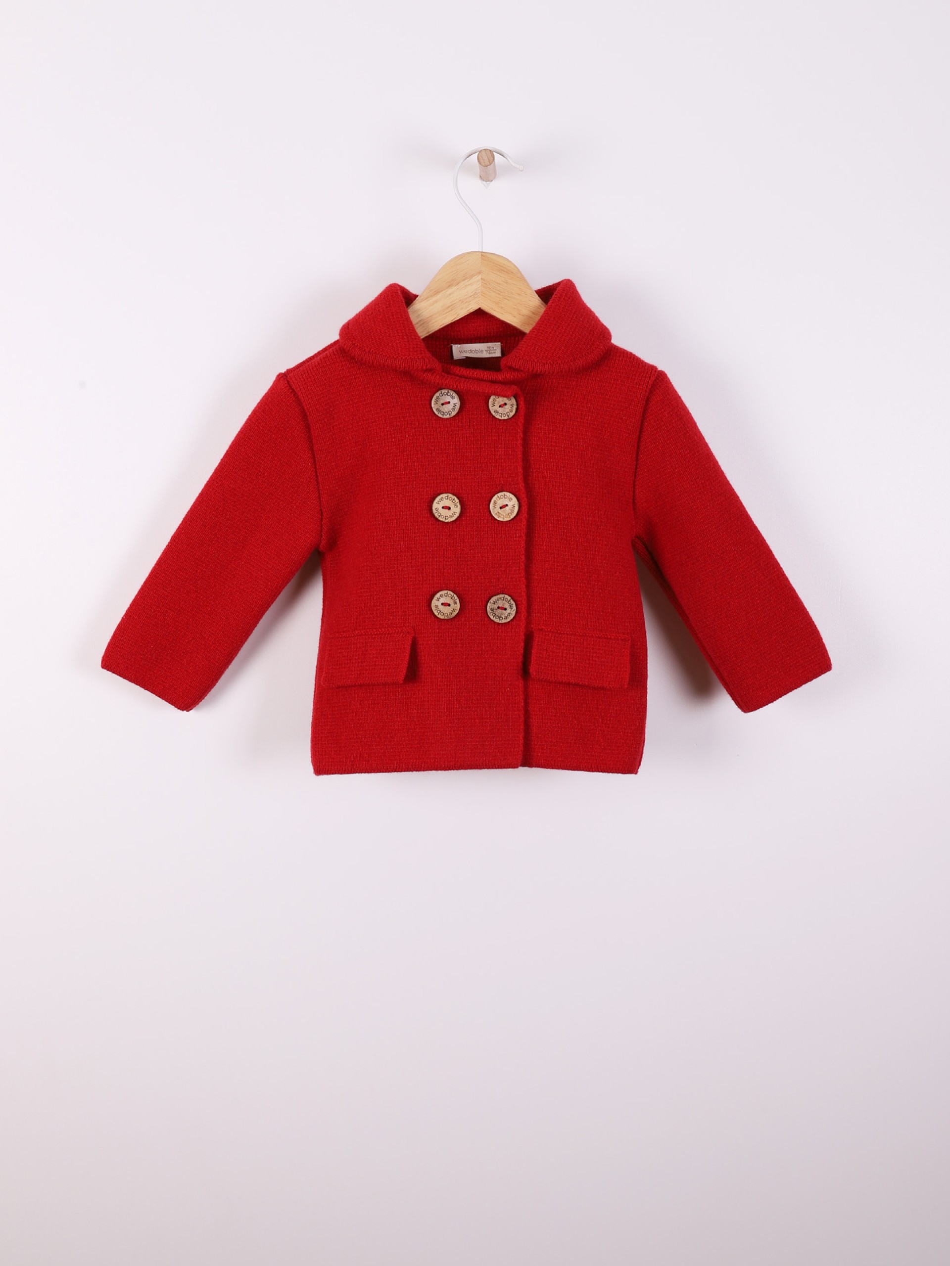 Knitted wool cardigan