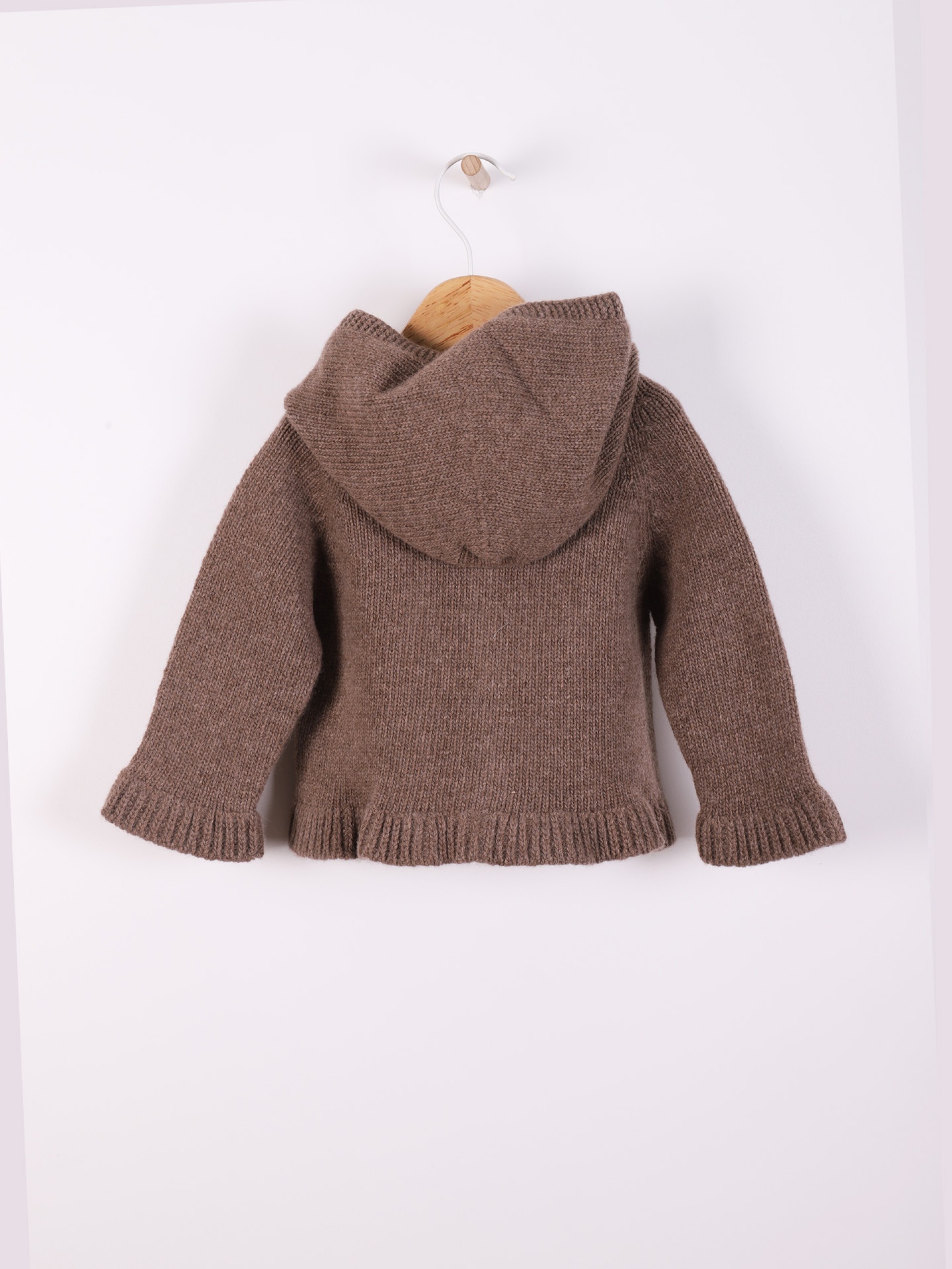 Casaco com capuz de l?