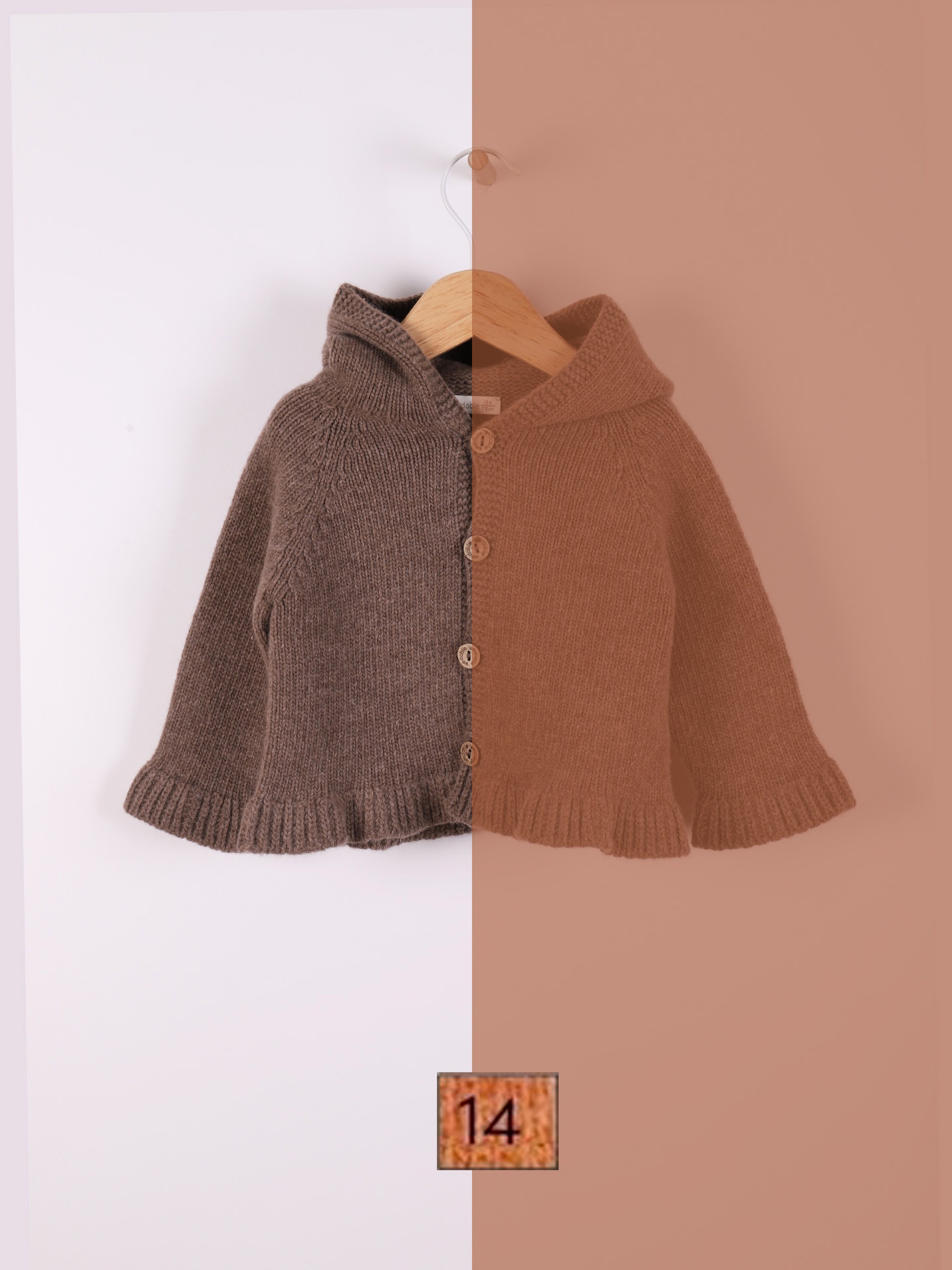 Casaco com capuz de l?