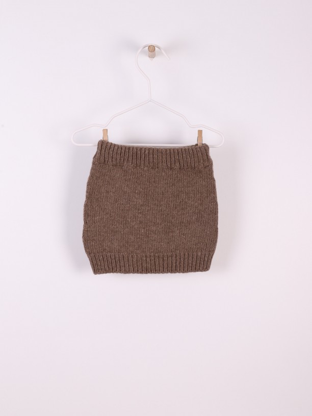 Knitted wool skirt Knitted wool skirt