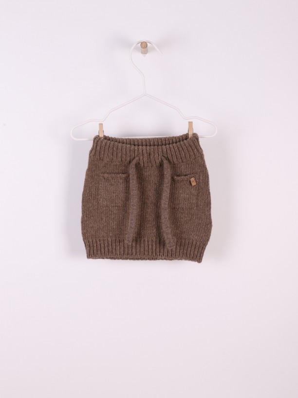 Knitted wool skirt Knitted wool skirt