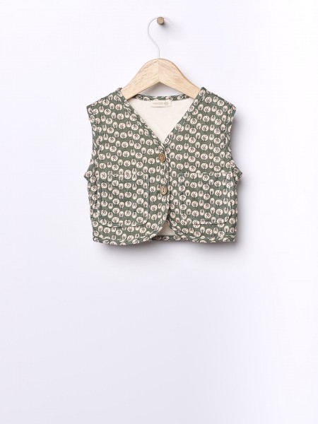 Bombazine vest