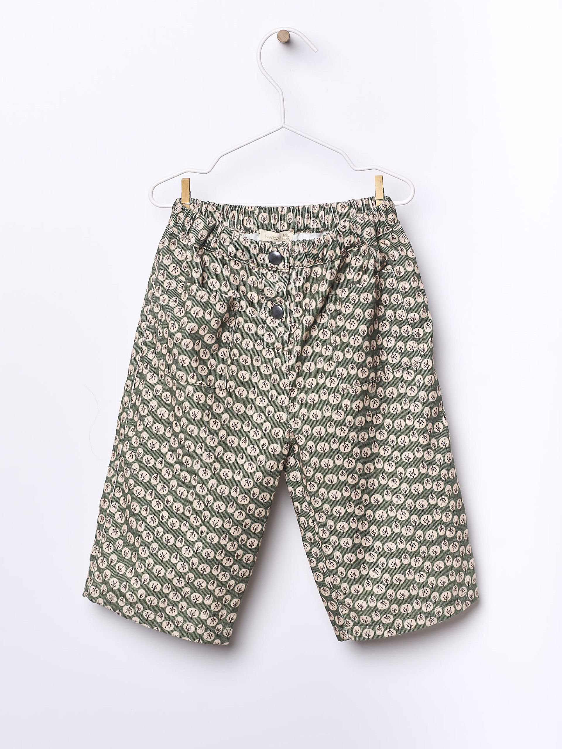 Calças de bombazine