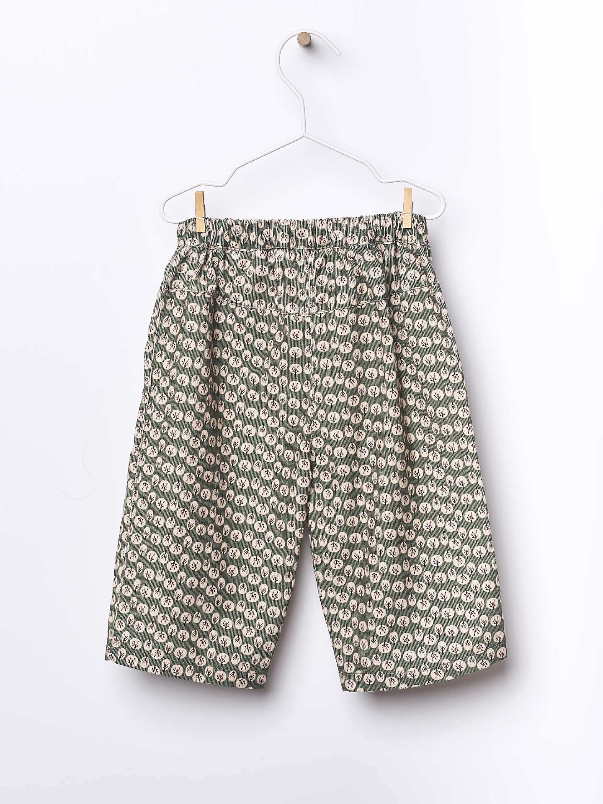 Calças de bombazine