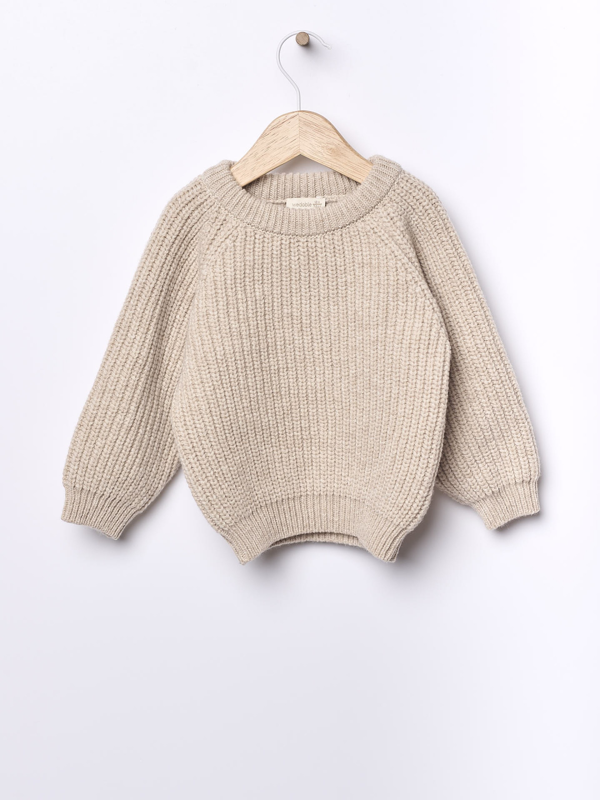 Knitted wool sweater