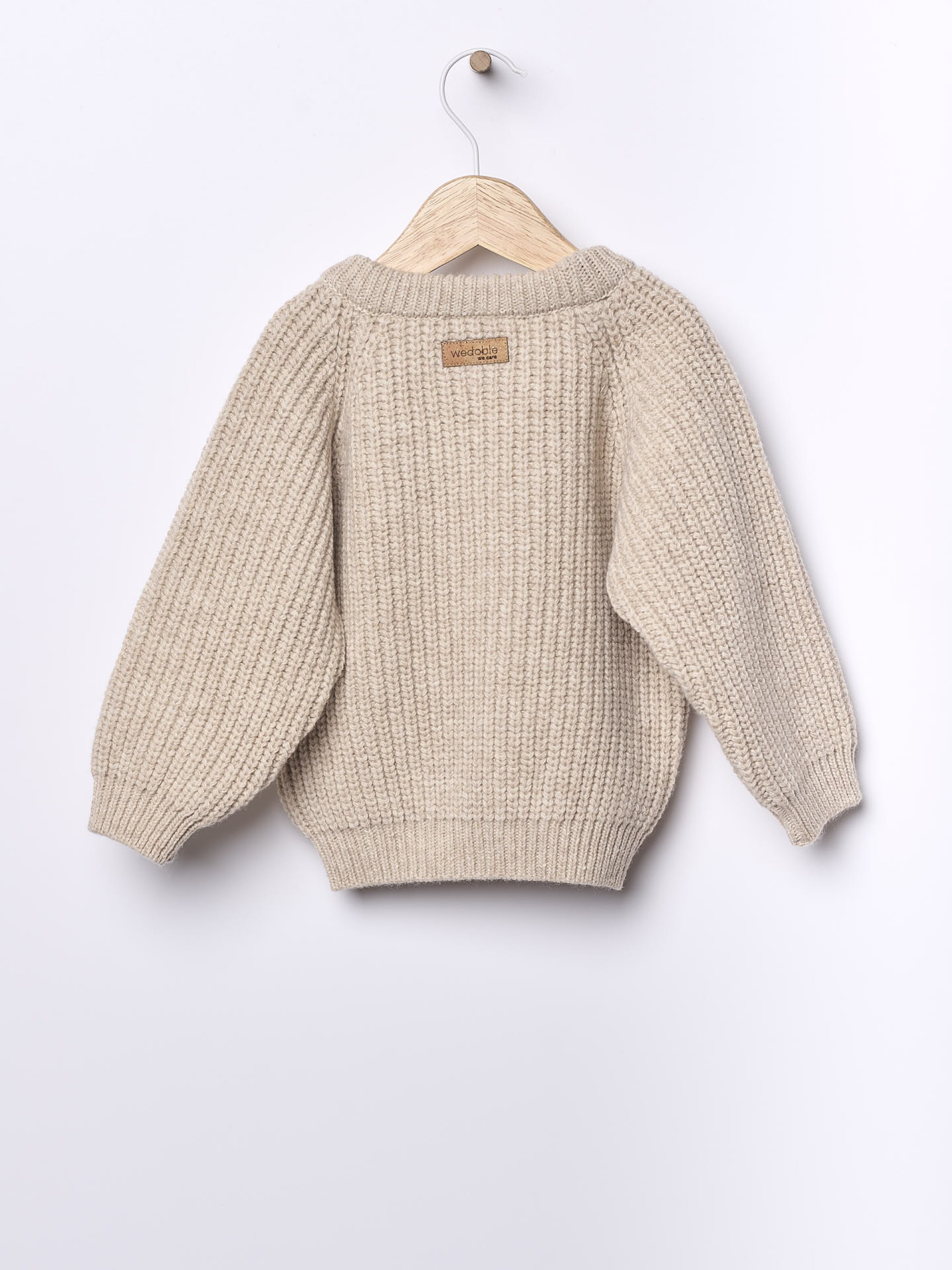Knitted wool sweater