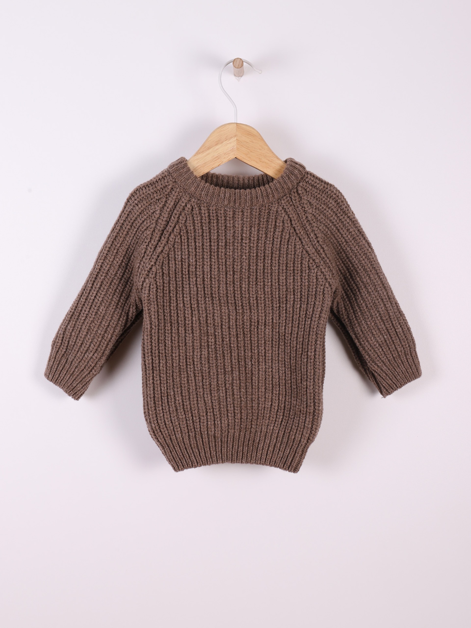 Knitted wool sweater