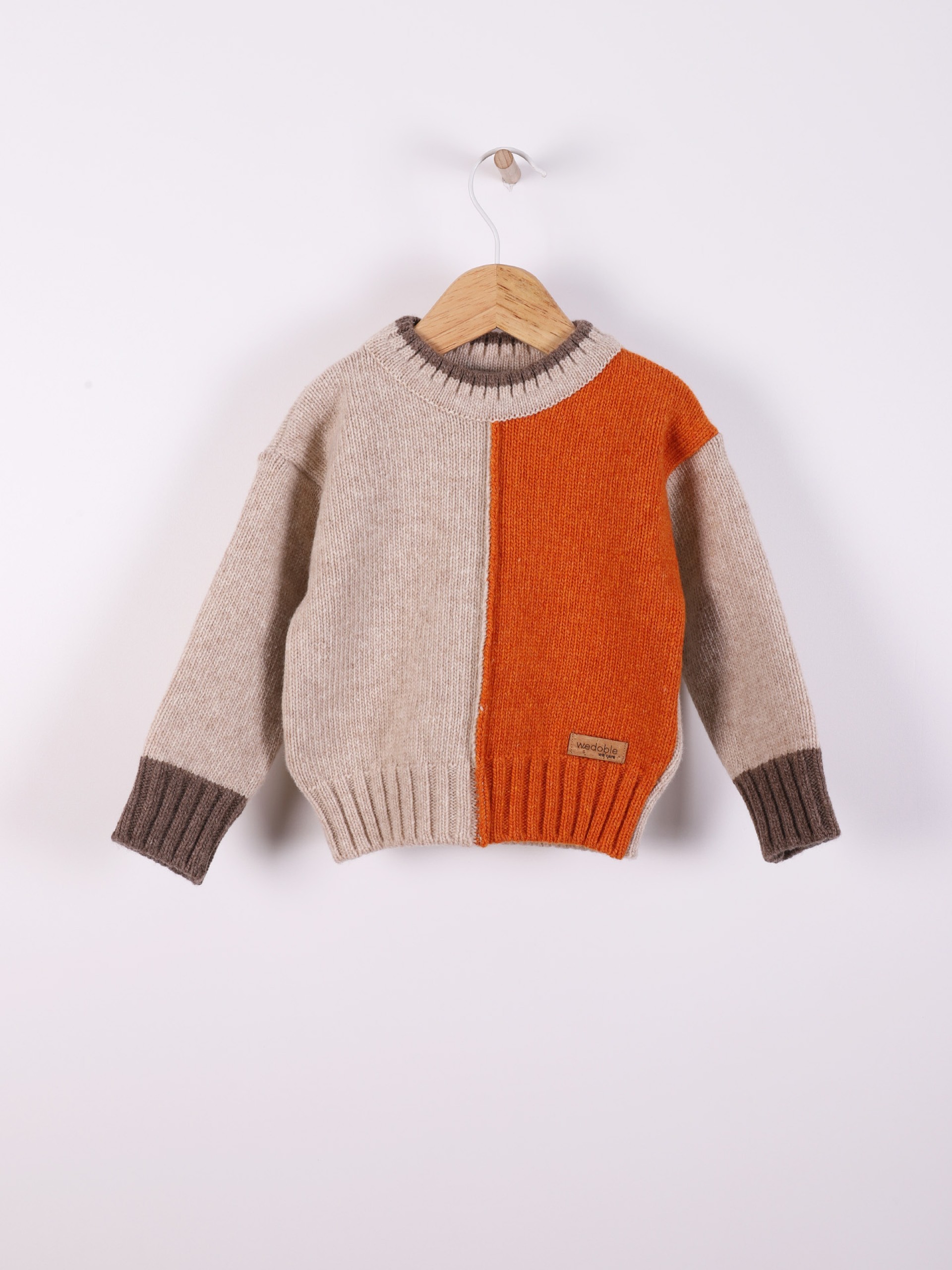 Knitted wool sweater