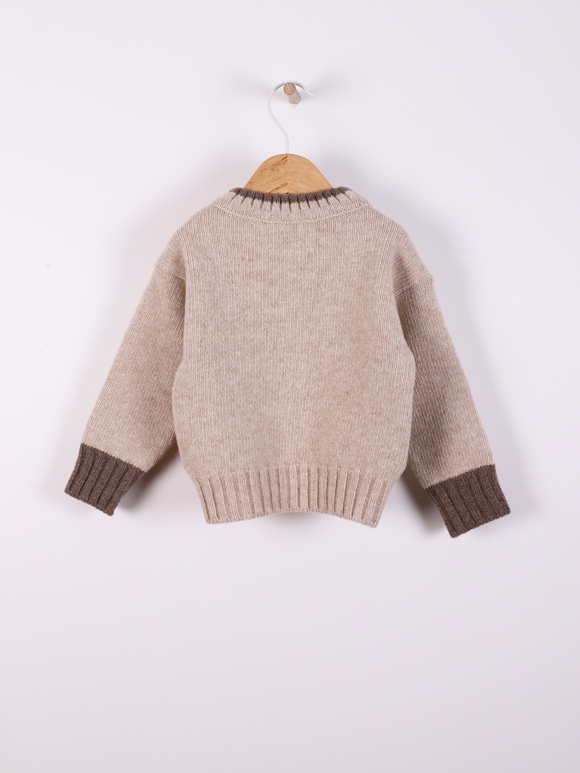 Knitted wool sweater