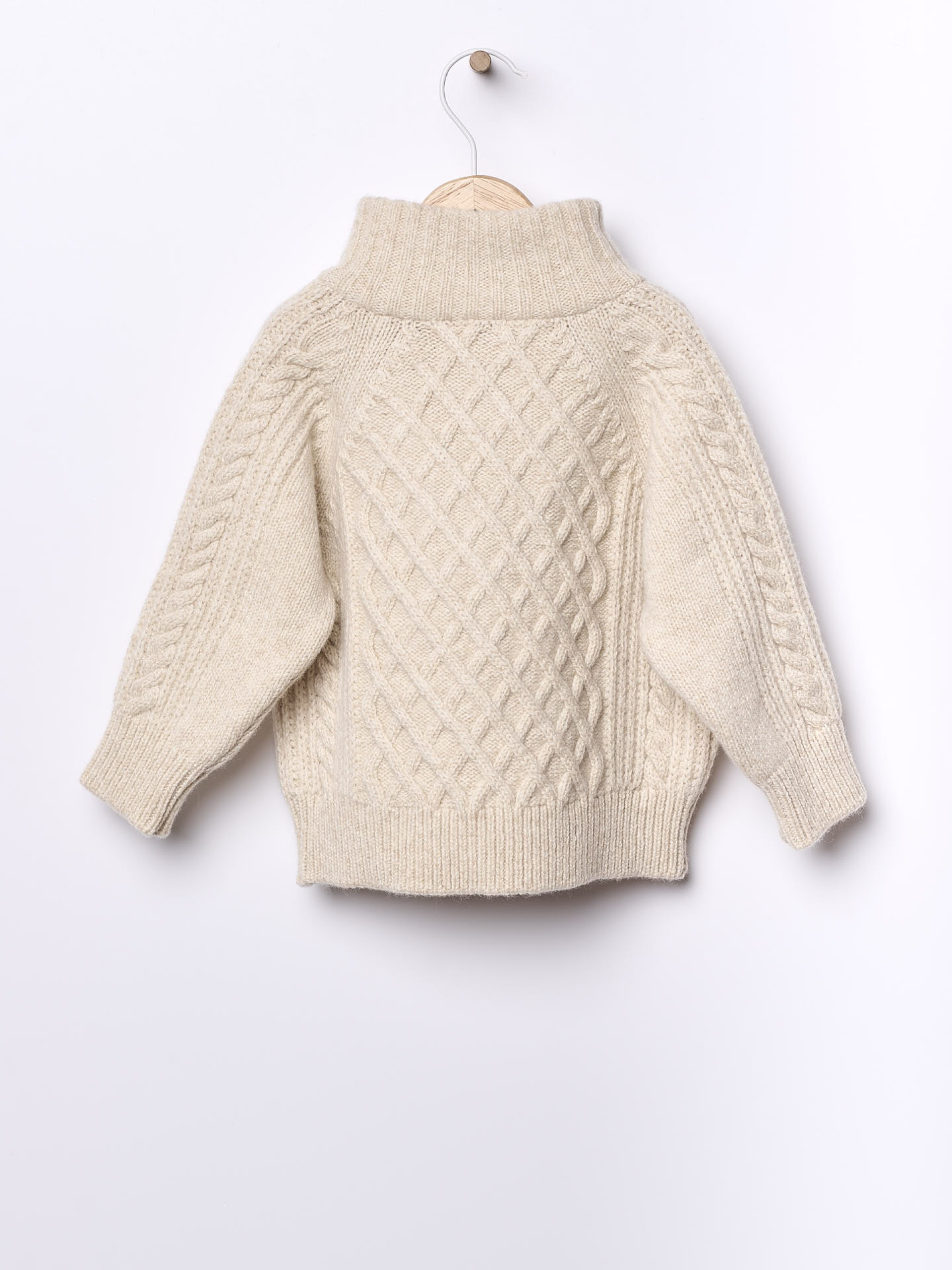 Knitted wool sweater